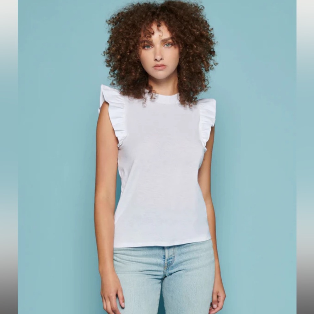 Nation LTD Paulette Tank Top (size XS), white. NWOT